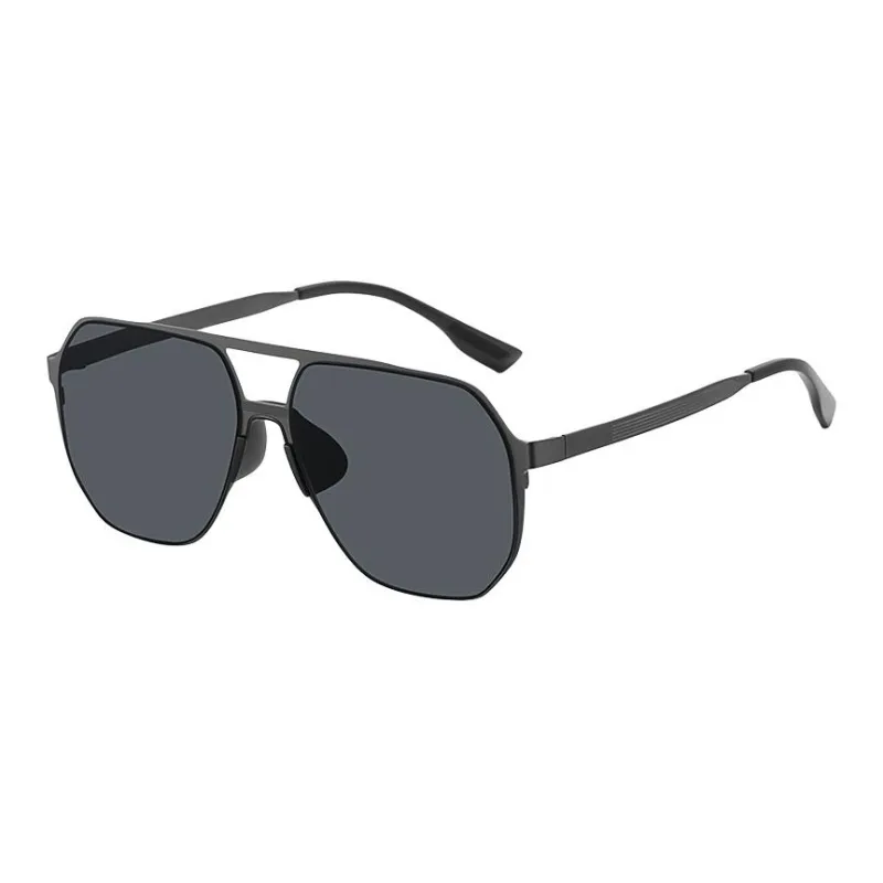 AAJF Stainless Steel Irregular Shape Sunglasses Unisex-0