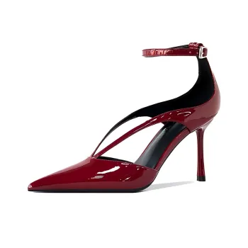 GOSO Slim Heel High Heels Women's Red