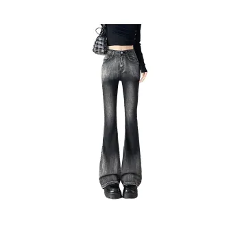 YINLEI Jeans Women's Black Gray Color