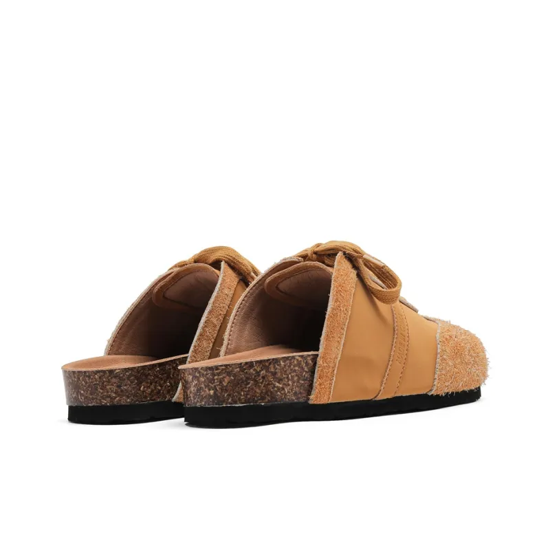 MUPPLE Rubber Sole Abrasion Resistant Slip Resistant Closed Toe Slippers Unisex-7