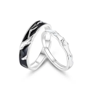 Golden Bliss S925 Silver Rings Unisex