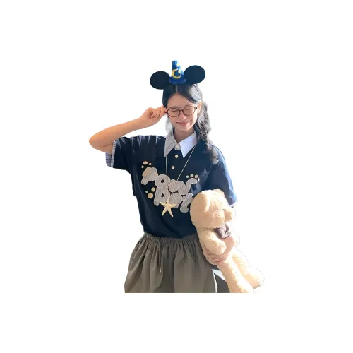 JIMI&JONS Polo Shirts Unisex Navy Blue