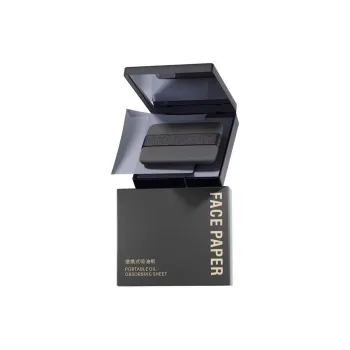 XUNFUJI Portable Powder Compactor Mirror Case Storage Facial Oil Absorbing Paper