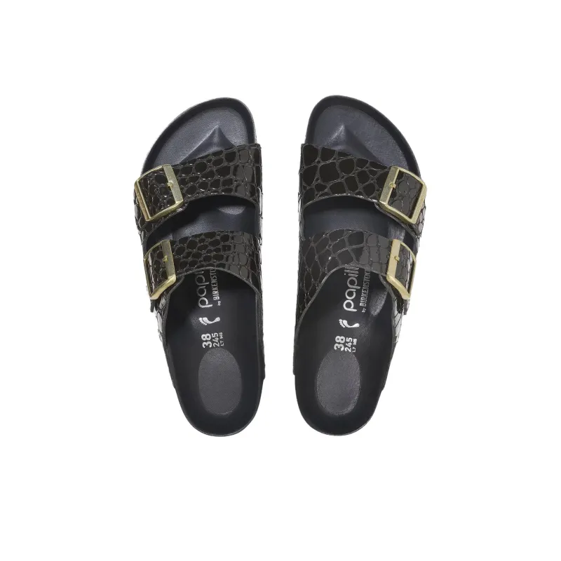 Birkenstock Arizona Flex Platform EVA Abrasion Resistant Slide Slippers Women's Black-3