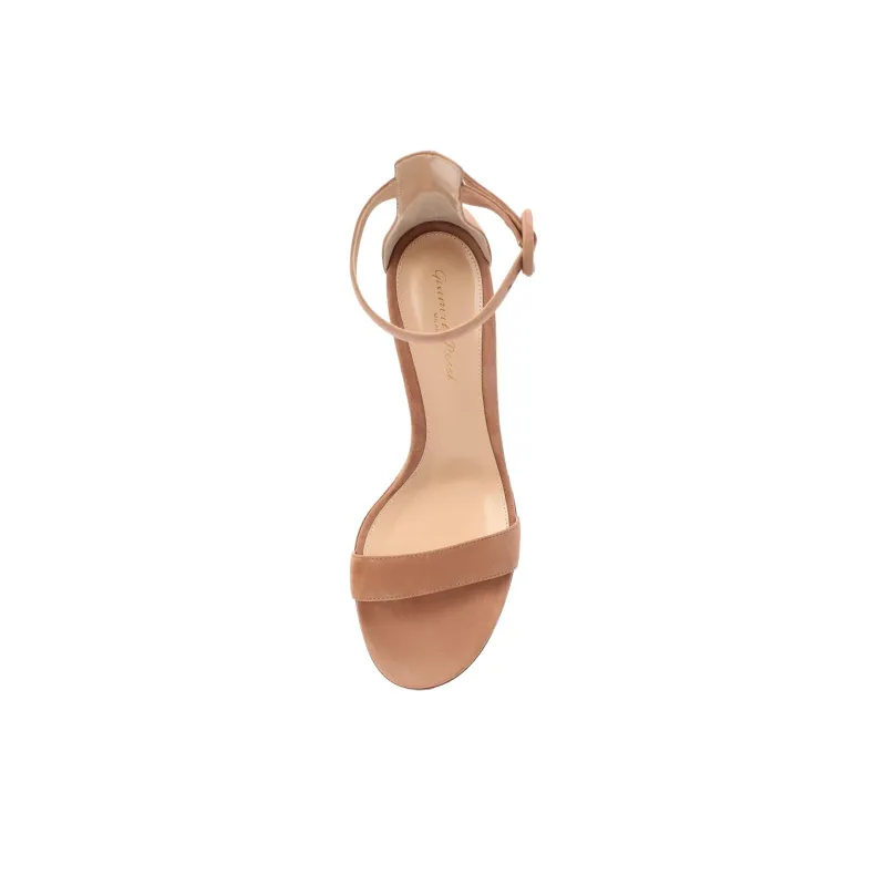GIANVITO ROSSI Versilia One Strap Sandals 6cm Women's Pink-4