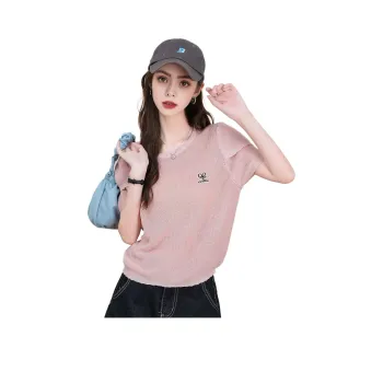 FAWENXIANGZI Puff Sleeve T Shirt Women's