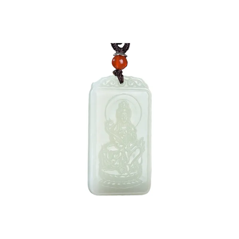 KUNYUYAO Pendants White Jade Unisex-3