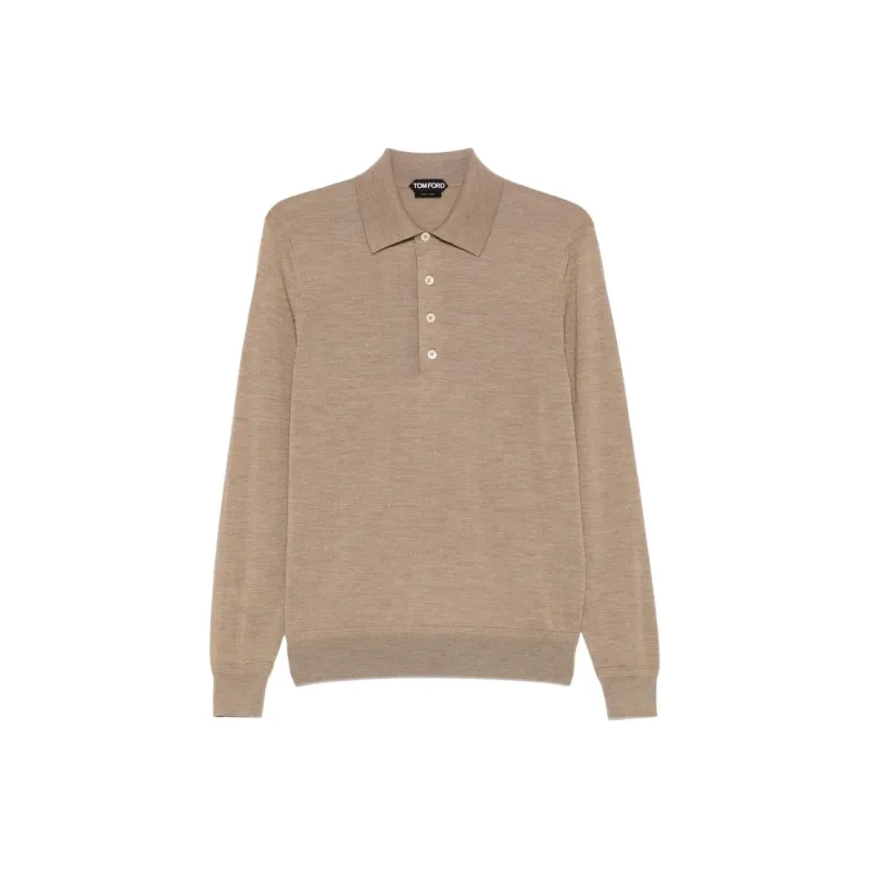 TOM FORD Wool Polo Shirt-0