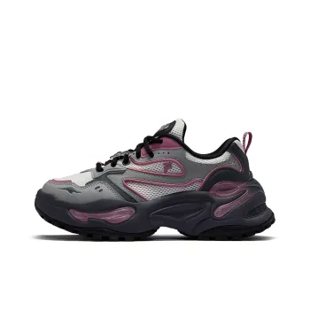 FILA FUSION EVA Gummies Slip Resistant Height Increasing Low Top Chunky Sneakers Women's Rose Purple