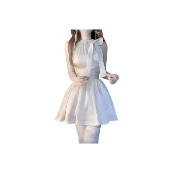 Flowers In Water Sleeveless Dress Women's