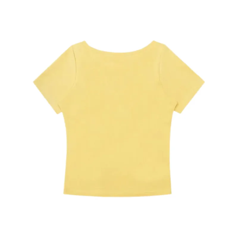 ABBY GODDESS T Shirts Women's Yellow-1