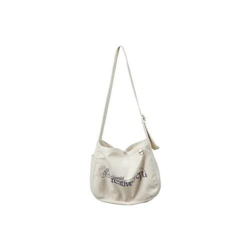 CHEMIST CREATIONS Polyester Commute Shoulder Bag Unisex Navy Blue/cream White
