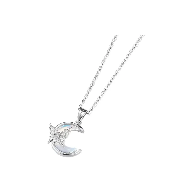 ALI THE FOX Titanium Steel Necklaces Women's-0