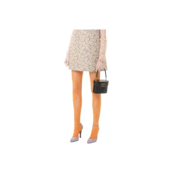 Valentino Leggings Women's Orange Flower