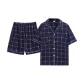 Dark Blue Plaid
