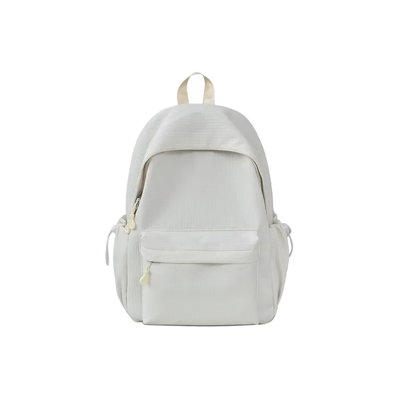 AIBAG Nylon Backpack Unisex White/Black/Pink/Green/Blue-0