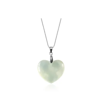JIAOSHIYU Serpentine Jade Necklaces Women's