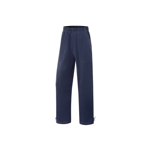 LiNing Fitness Series Casual Pants Women's Dark Pea Blue