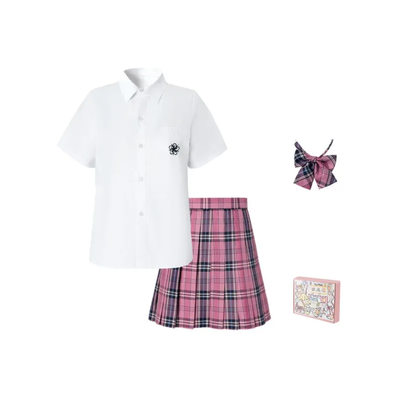 RIMUXINGHE School Supply Short Skirt Set Women's-8