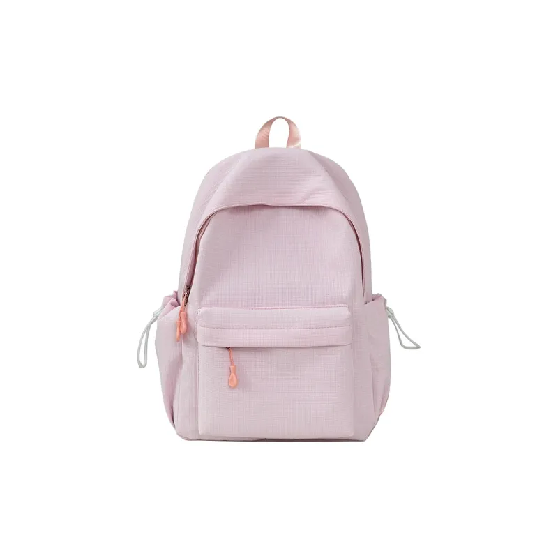 AIBAG Nylon Backpack Unisex White/Black/Pink/Green/Blue-10