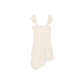 ZARA Sleeveless Dresses Women's Raw White
