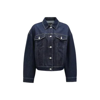 VERO MODA Denim Jackets Women's Extra Dark Denim Blue