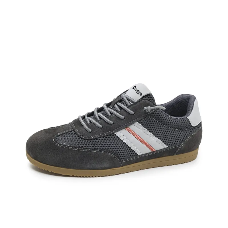 Budding Bear Slip Resistant, Abrasion Resistant, Breathable, Height Increasing Low Top Skateboard Shoes Men's-1