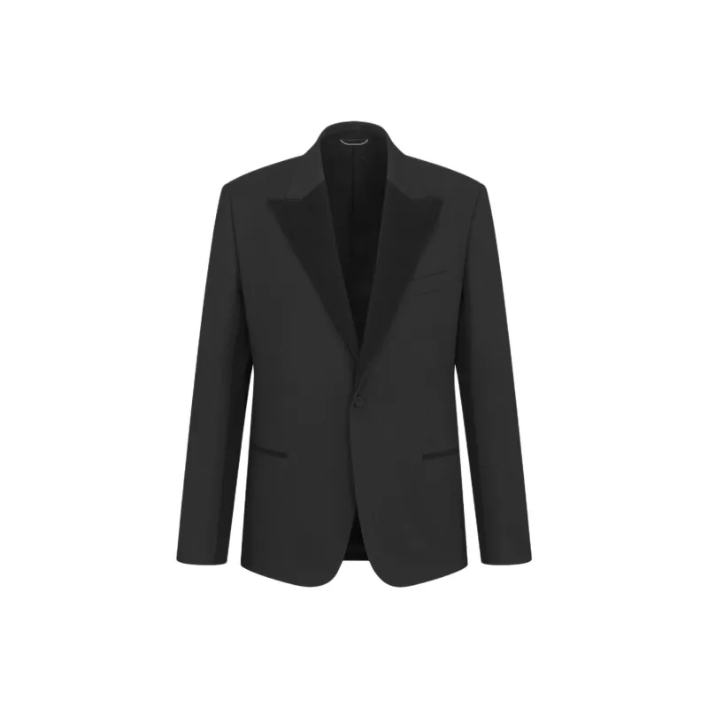 DIOR FW25 Fall Men's Clothing Collection Business Suit Coat Men's Black-0