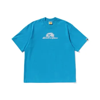 A BATHING APE Raindrop Ape Head Logo Relaxed Fit Tee
