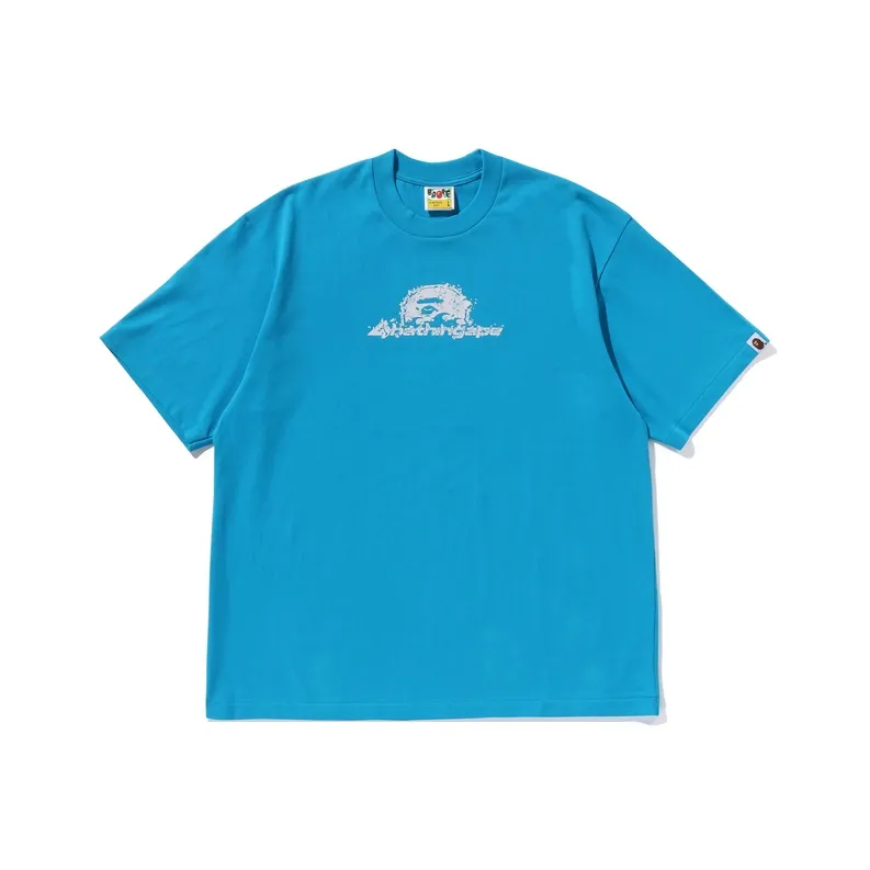 Bape Raindrop Ape Head Logo Relaxed Fit Tee-2