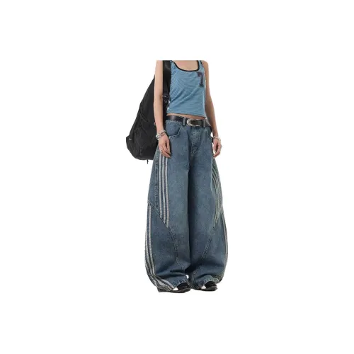 GEOGRE ALEX Jeans Men Yellow Mud Blue