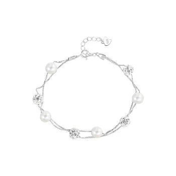 DAWO 925 Sterling Silver Bracelets Women's