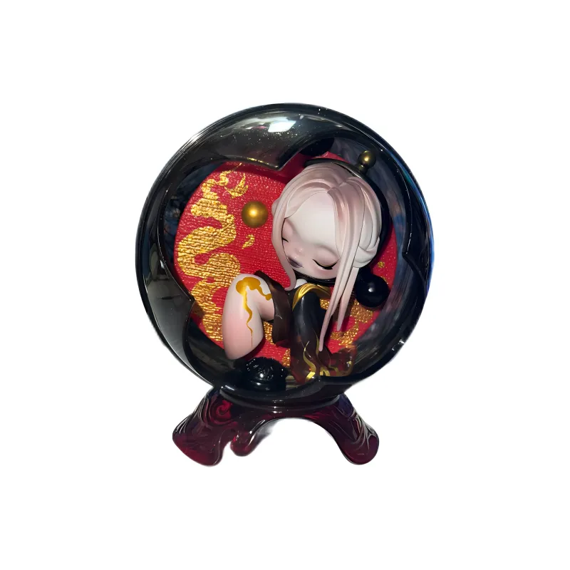 [Set Scenery & Resculpt] POP MART Skullpanda Duyu Guan Zhong Jing Collection, Beyond The Bone Hang Tag Box 15cm-5