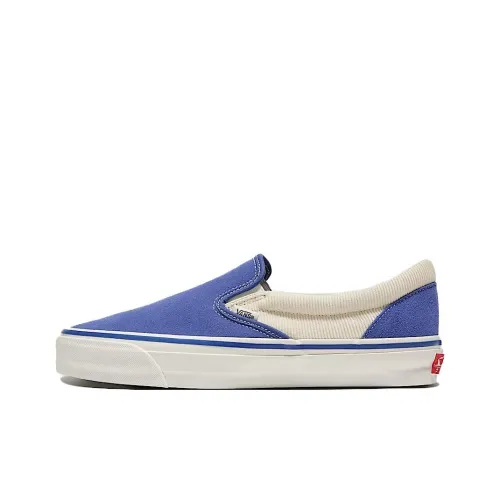 Thalia Surf x Vans Slip on Anti Slip Wear Resistant Low Top Skateboard Shoes Unisex Blue White