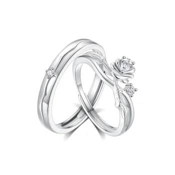 Lao Feng Xiang 925 Sterling Silver Rings Unisex