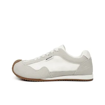 Warrior Cushioning, Slip Resistant, And Abrasion Resistant Low Top Casual Shoes Women's White Gray