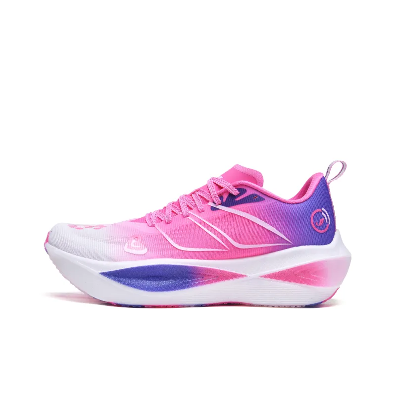 DUANGOU Running Shoes Unisex Low Top Love In Pink Purple-3