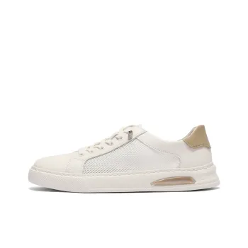 BELLE Slip Resistant, Abrasion Resistant, Lightweight, Breathable Low Top Skateboard Shoes Men's White