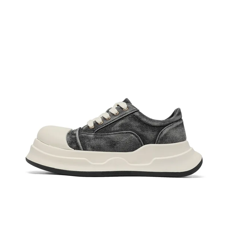 PAVEA Height Increasing Low Top Skateboard Shoes Unisex-5