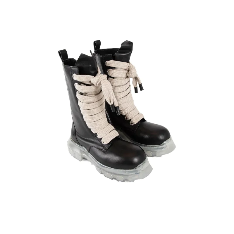 RICK OWENS/RO Ankle Boots Men's Black-3