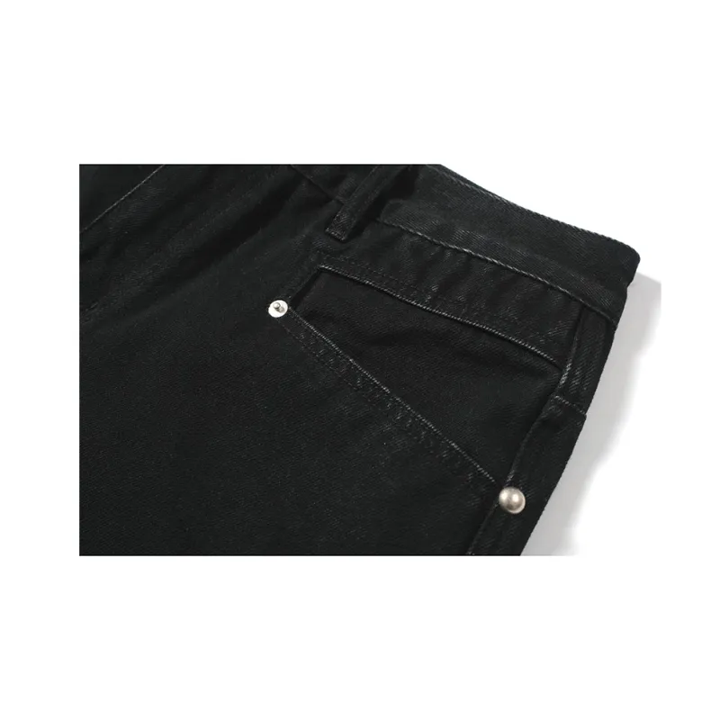 TERRA INCOGNITA Denim Shorts Unisex Black-3