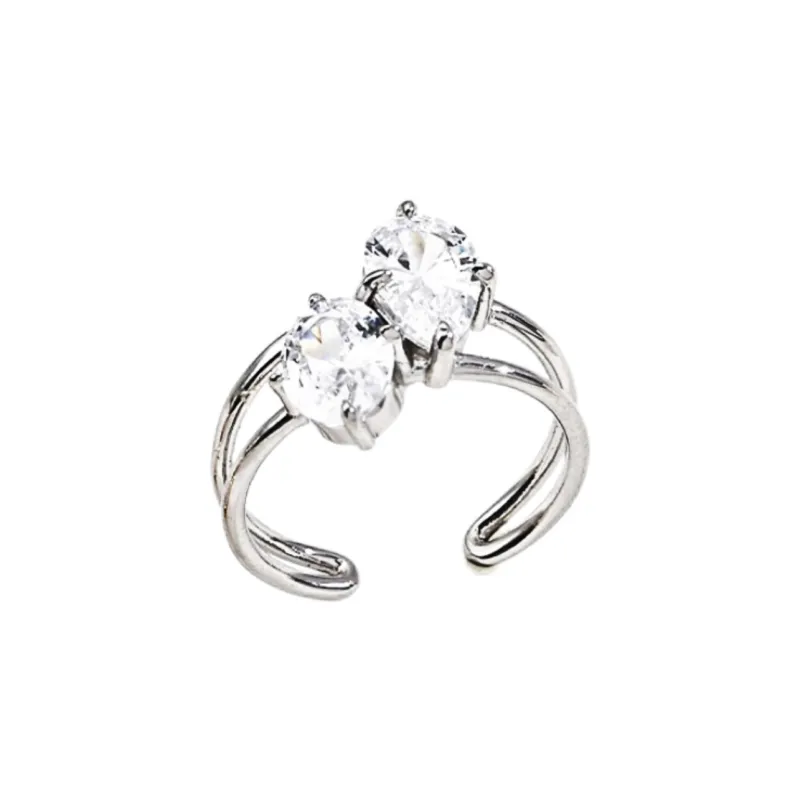 GL GEMLOVE S925 Silver Rings Women's-5