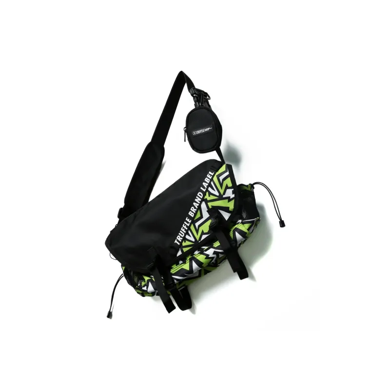 TRUFFLE Fabric Shoulder Bag, Crossbody Bag, Messenger Bag Men's Multicolor-6