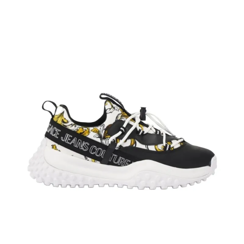 VERSACE JEANS COUTURE Low Top Casual Shoes Men's Black-1