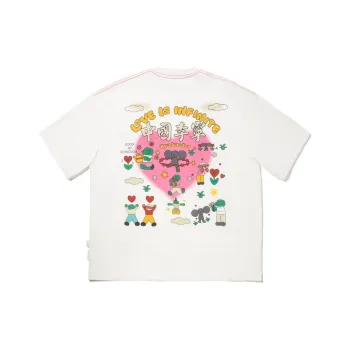 LiNing x TAKASHA,LIANMINGKUAN T Shirt Unisex Ivory