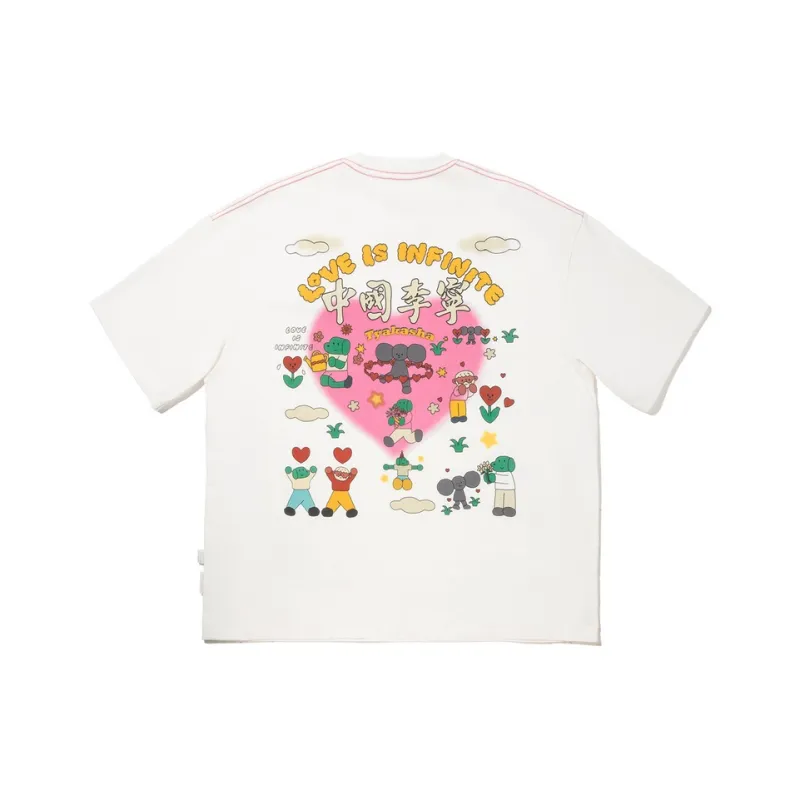 LiNing x TAKASHA,LIANMINGKUAN T Shirt Unisex Ivory-0