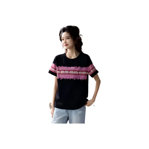 Flowers In Water Regular T Shirt Women's