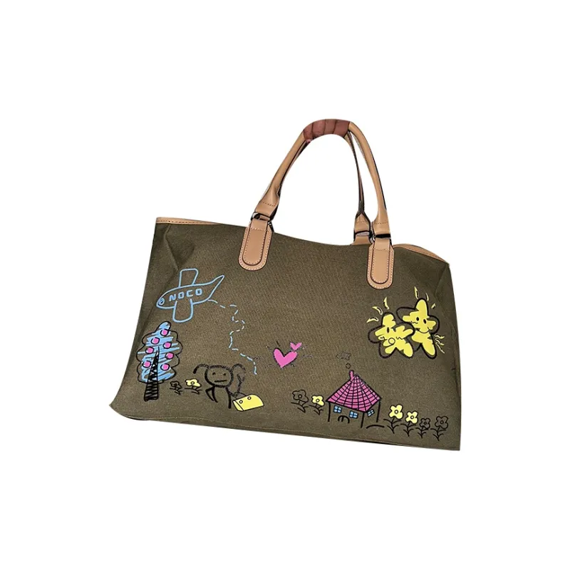 ELF SACK Polyester Shoulder Bag, Crossbody Bag, Handbag Women's Multicolor-0