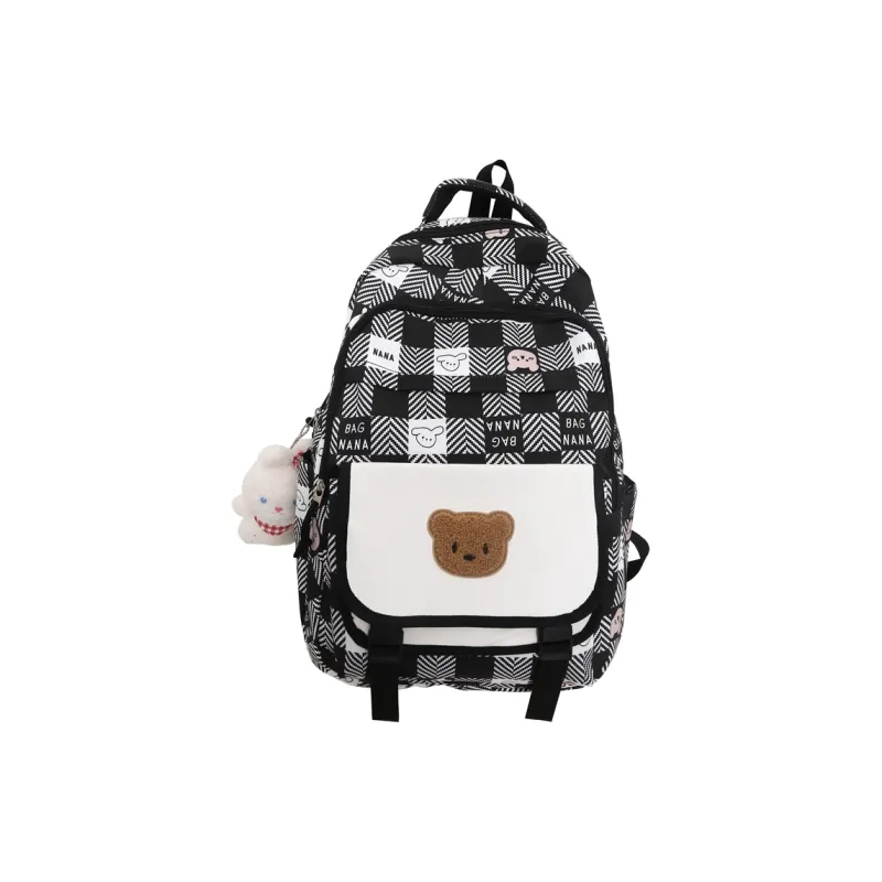 Yalu Nylon Backpack Unisex Multicolor-9