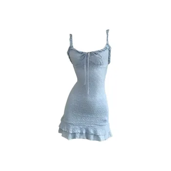 KYKW Slip Dresses Women's Blue